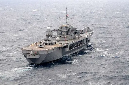 The amphibious command ship USS Blue Ridge (LCC 19) — PICRYL