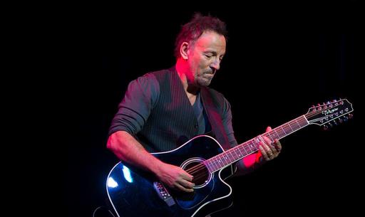 Artist Bruce Springsteen performs onstage during the — PICRYL - Public ...