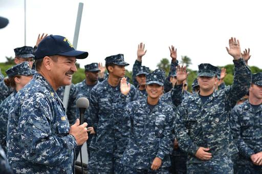U.S. Pacific Fleet Master Chief Marco Ramirez speaks - PICRYL - Public ...