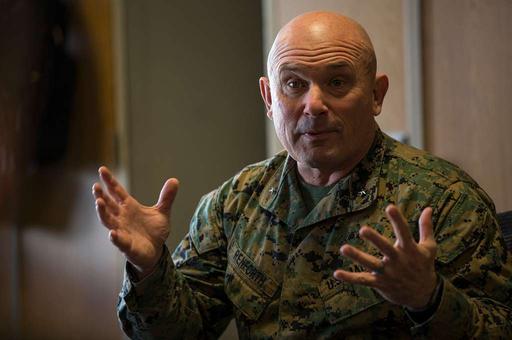 U.S. Marine Brig. Gen. Austin E. Renforth, Commanding - NARA & DVIDS ...