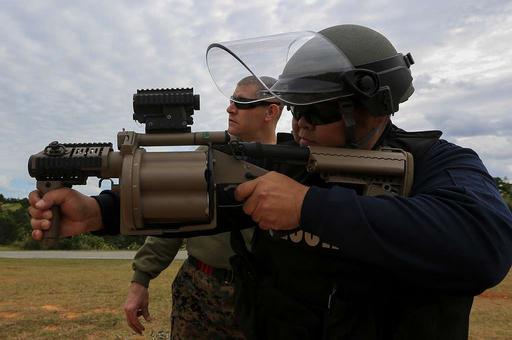 U.S. Marine Gunnery Sgt. William Radebaugh, non-lethal — NARA and DVIDS ...