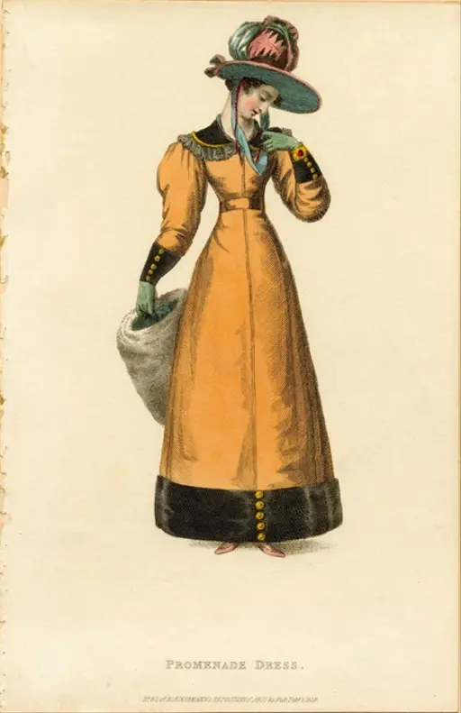 Parisian Ladies in their winter dress for 1800 (BM… — PICRYL