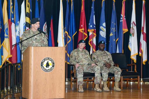 Colonel Kevin Bass addresses the crowd during the MEDDAC - PICRYL ...