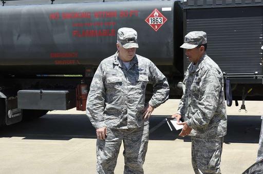 U.S. Air Force Lt. Gen. Scott Rice (left) the Director - PICRYL ...