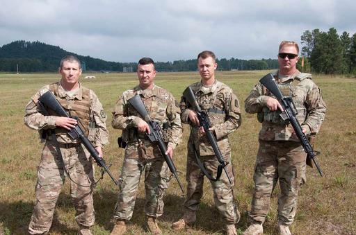 Members of the 416th Theater Engineer Command Marksmanship — NARA and ...