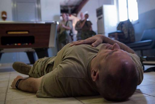U.S. Army Staff Sgt. Richard Rye, a combat medic assigned - PICRYL ...