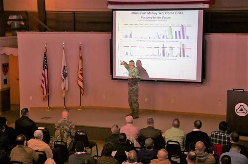 Garrison Commander Col. David J. Pinter Sr. provides - PICRYL - Public ...