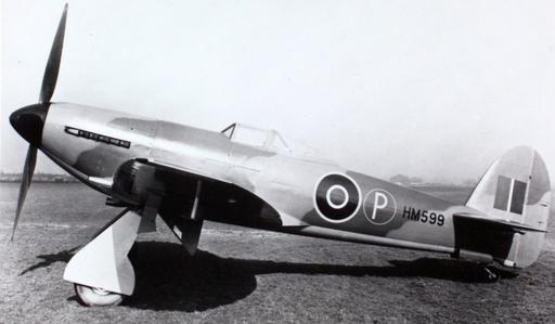 15_002597 Hawker Tempest I HM599, originally Typhoon II, hawker tempest, tempest i, hm 599, typhoon ii, aircraft, fighter plane, world war ii, airplane