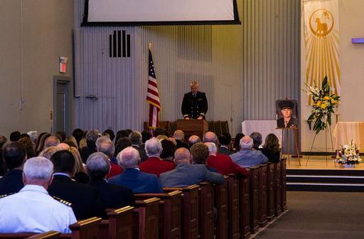 U.S. Navy Chaplain Lt. Mark White gives the invocation — PICRYL ...