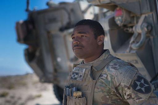 Spc. James Sanders, a 19D cavalry scout with 8-1 — NARA and DVIDS