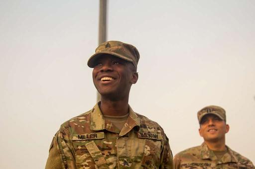 Sgt. Andrew Miller, Medic, with the 300th Special Troops - NARA & DVIDS ...