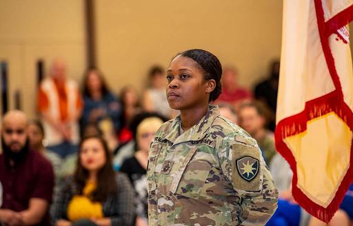 Sgt. 1st Class Marie Carmelle Racine, first sergeant - NARA & DVIDS ...