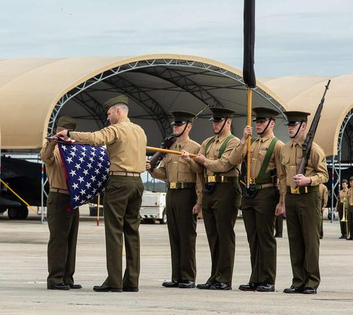 U.S. Marine Lt. Col. Andrew Rundle, right, and Sgt. — NARA and DVIDS ...