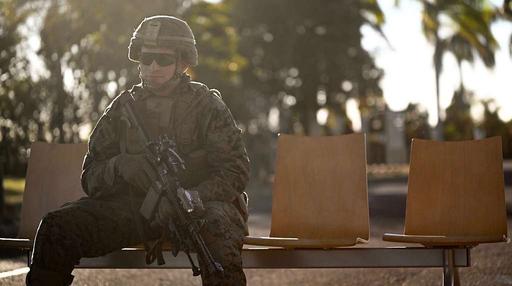 U.S. Marine Corps Lance Cpl. Eric Ransdell, ein Attentäter - PICRYL ...