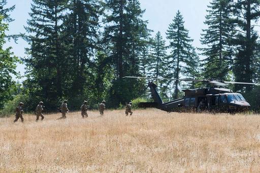 U.S. Tactical Air Control Party (TACP) Airmen run toward — PICRYL ...