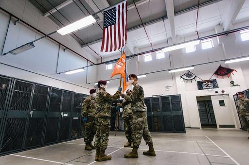 Lt. Col. Sean Shields accepts the guidon from outgoing — NARA and DVIDS ...