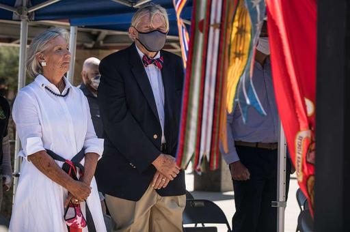 Carla and Jim Hogan, parents of Lance Cpl. Donald J. — NARA and DVIDS ...