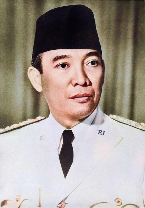 Presiden Sukarno (colored) — PICRYL - Public Domain Media Search