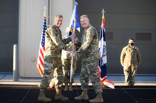 Lt. Col Jason Allen (right) assumes command of the - PICRYL - Public ...