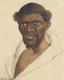 Face detail, from- Towtrer Tasmanian Aboriginal by W B Gould 1833 (cropped) (cropped)
