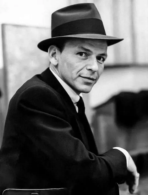 Frank Sinatra (1956-01-16, Studio A, with cup) — PICRYL - Public