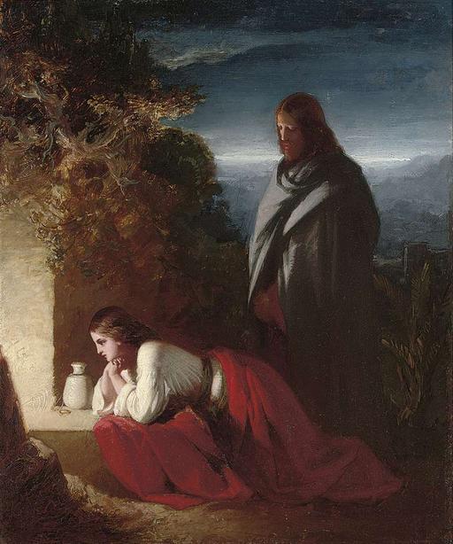 ジーン・ヘンリー Jean Henry「自画像」油彩 12号 大作 Henry Le Jeune - Mary Magdalen at the Sepulchre — PICRYL - Public