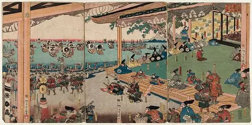 NDL-DC 1307610 02-Utagawa Hiroshige-東都大伝馬街繁栄之図 — PICRYL