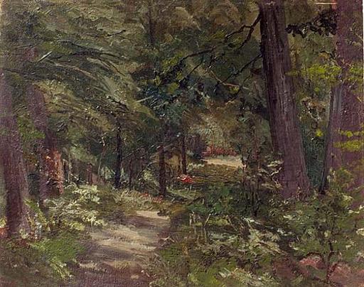 Ion Andreescu - Poteca in padure, 1850-1882 AD, Romania,… — PICRYL ...