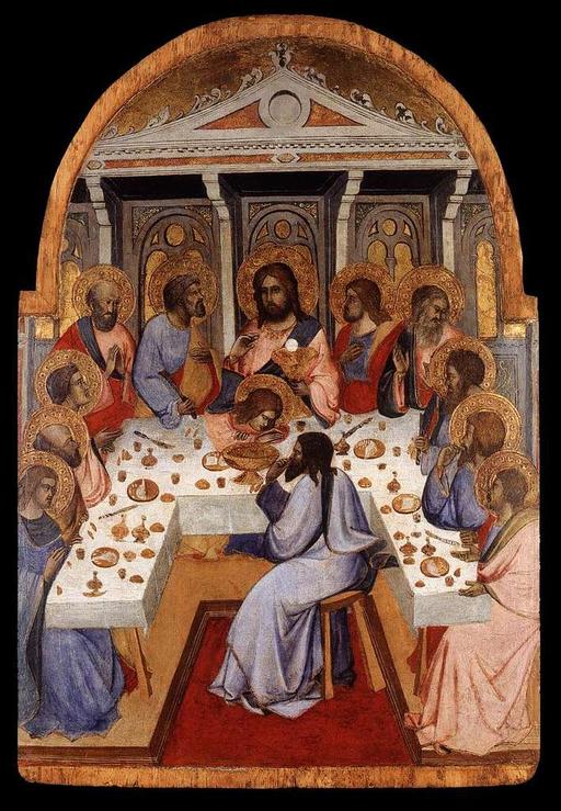 The Last Supper by Agnolo Gaddi, 14th century fresco in… — PICRYL