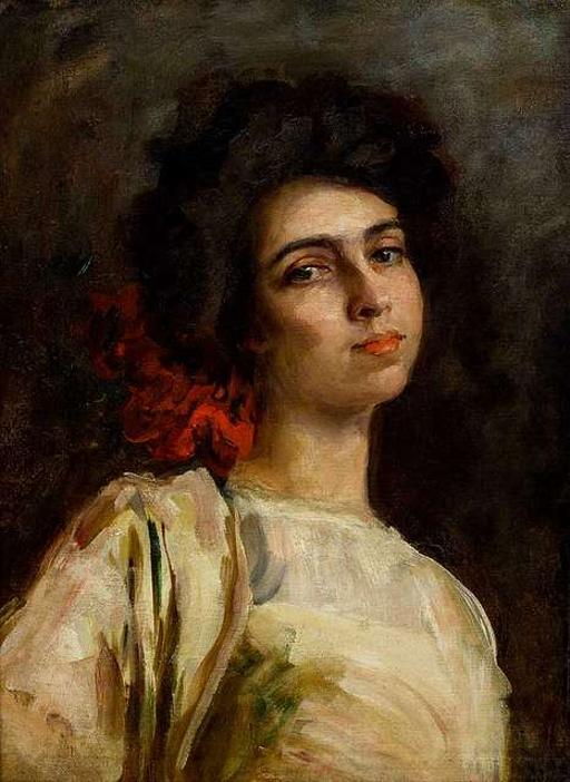 Armando Menocal - Retrato de muchacha, 20th century… — PICRYL - Public ...