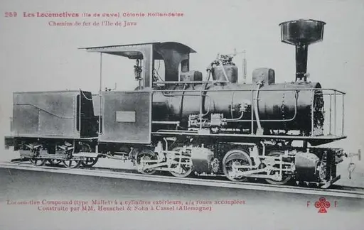 Orenstein & Koppel Mallet-Lokomotive mit außenständigen… — PICRYL
