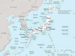 日本海洋地図 Ocean map around Japan webp
