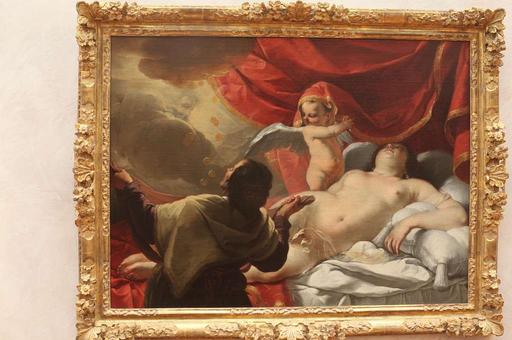Jacques Blanchard's 17th-Century Nude 'Danae': A Mythological Art of French Art, danae, jacques blanchard, painting, art, mythology, nude, golden rain