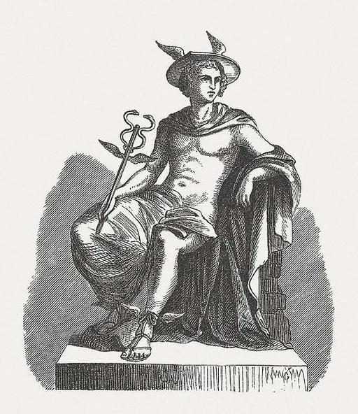 Hermes, Messenger of the Greek gods — PICRYL - Public Domain Media