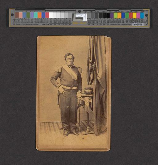 Paul Nahaolelua, standing (PP-76-8-001, original), paul nahaolelua, portrait, suit, standing, hawaiian