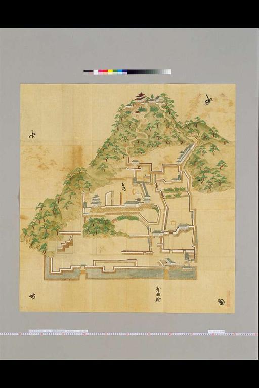 NDL1286514 〔日本古城絵図〕 山陰道之部.250 因幡国鳥取城図 — PICRYL
