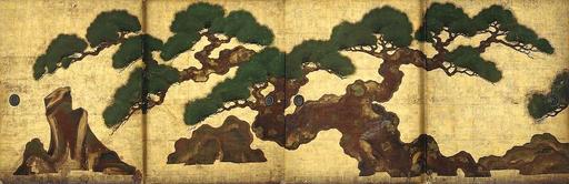 俵屋宗達《松図襖》17世紀初め、養源院 — PICRYL - Public Domain