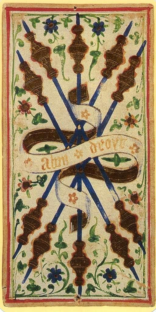 Bembo-Visconti-tarot-staves-05 — PICRYL - Public Domain Media
