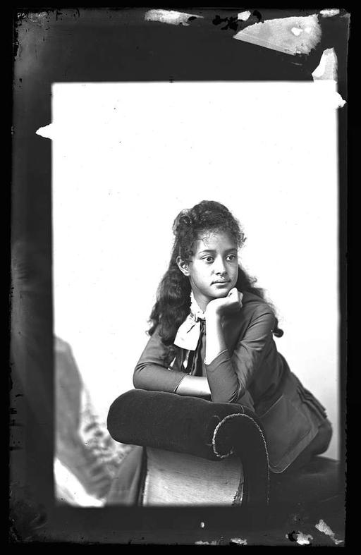 Kaiulani age 13 (PNLPC-2-07554, original), princess ka iulani, victoria ka iulani cleghorn, hawaiian royalty, portrait, 19th century, hawaii, princess