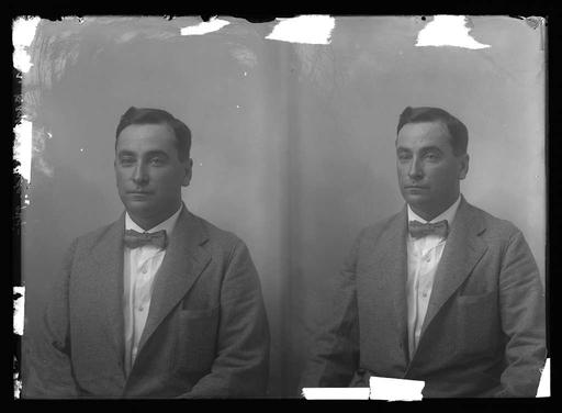 Homer Hayes (PNM-158-14599, original), portrait, man, suit, tie, homer hayes, early 20th century