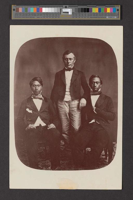 Judd and Kamehameha Princes (PP-97-9-003, original), judd, kamehameha princes, portraits, royalty, historical figures