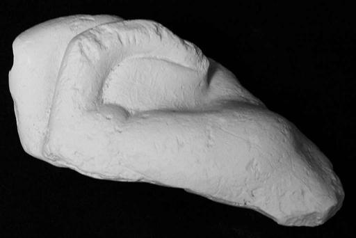 Ubekendt, Højre hånd, fragment Efter originalen til Amazone Mattei, , KAS2311-3, Statens Museum for Kunst, right hand, fragment, plaster cast, sculpture, amazone mattei, art, hand study