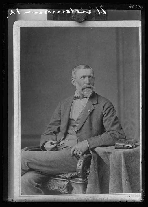 Hermann A. Widemann (PNM-278-19459, original), hansstaeng, portrait, businessman, 19th century, danish