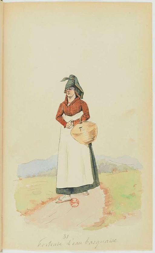 Recueil de costumes vers 1820, copiés sur l'original existant à la Bibliothèque de Bayonnne - E. Fort - btv1b10025453x (067 of 134), costumes, fashion, 1820 s, clothing, historical fashion, women fashion, men fashion