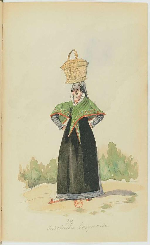 Recueil de costumes vers 1820, copiés sur l'original existant à la Bibliothèque de Bayonnne - E. Fort - btv1b10025453x (071 of 134), costumes, fashion, 1820 s, historical clothing, dress, women fashion, men fashion