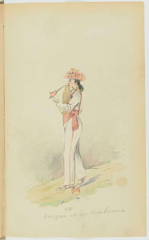 Recueil de costumes vers 1820, copiés sur l'original existant à la Bibliothèque de Bayonnne - E. Fort - btv1b10025453x (117 of 134), costumes, fashion, 1820 s, clothing, historical fashion, rouen, france, period clothing, illustrations