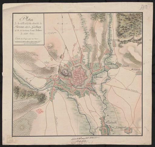 Karte von Brünn (um 1785 - 2) - PICRYL - Public Domain Media Search ...
