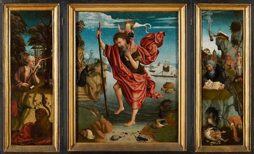 Renaissance Triptych of Saint Christopher: of the 16th… — PICRYL ...