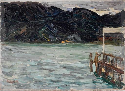 Wassily Kandinsky's Impressionistic Oil Painting of Lake… — PICRYL ...
