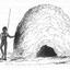 Substantial native hut (Discoveries in Australia)